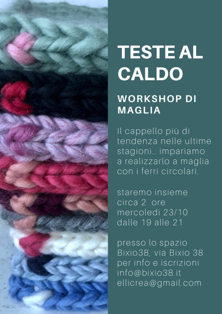 Teste al caldo workshop di maglia